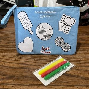 Dolce and Gabbana customizable pouch